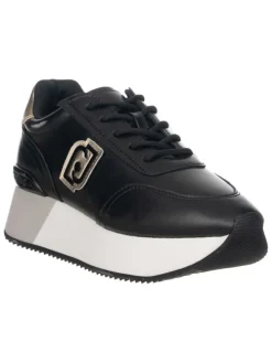 Sneakers zwart/goudkleurig
