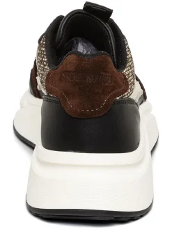 Sneakers zwart/goudkleurig