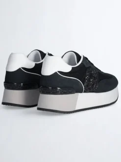 Sneakers zwart/wit