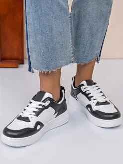 Sneakers zwart/wit