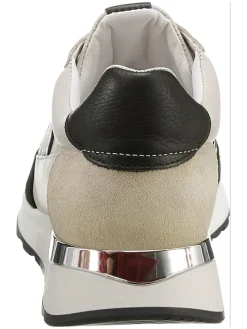 Sneaker zwart/beige