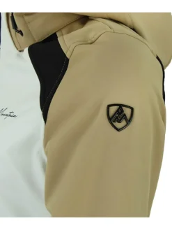 Softshelljas "Ametis" beige/zwart