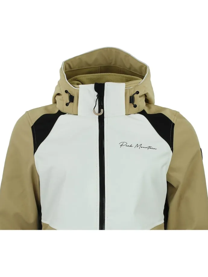 Softshelljas "Ametis" beige/zwart