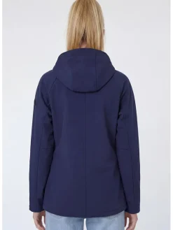 Softshelljas donkerblauw
