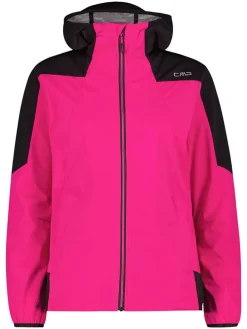 Softshelljas roze/zwart