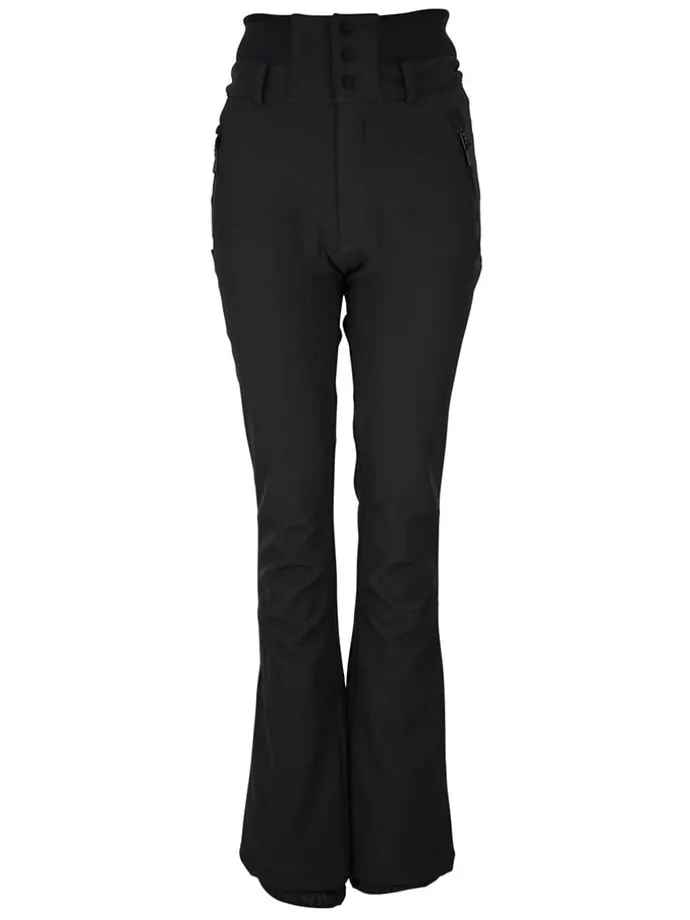 Softshell-ski-/snowboardbroek "Adora" zwart