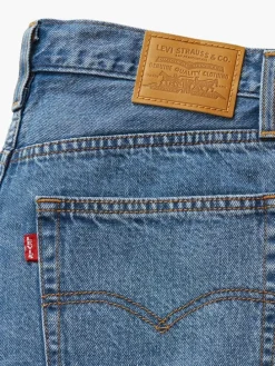 Spijkerbermuda blauw