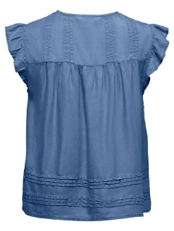 Spijkerblouse blauw