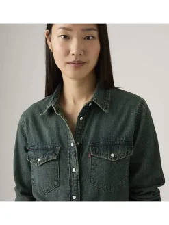 Spijkerblouse blauw