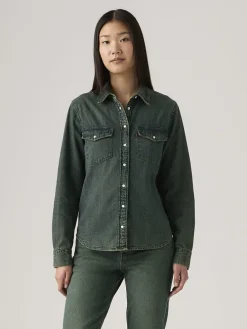 Spijkerblouse blauw