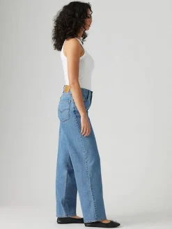 Spijkerbroek - baggy fit - blauw