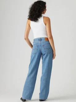 Spijkerbroek - baggy fit - blauw