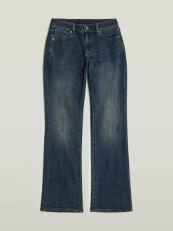 Spijkerbroek - bootcut fit - donkerblauw