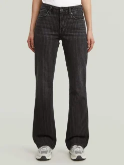 Spijkerbroek - bootcut fit - zwart
