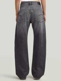 Spijkerbroek - boyfriend fit - antraciet