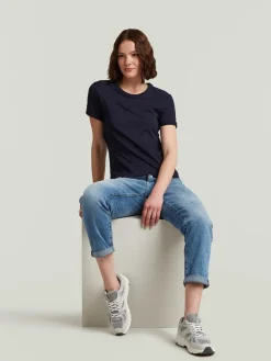 Spijkerbroek - boyfriend fit - blauw