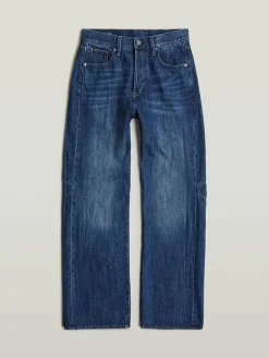 Spijkerbroek - boyfriend fit - donkerblauw