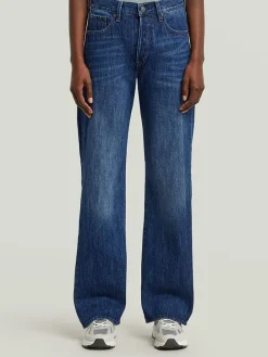 Spijkerbroek - boyfriend fit - donkerblauw