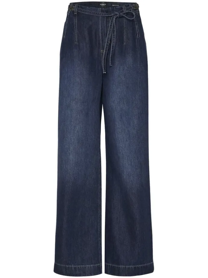 Spijkerbroek - comfort fit - donkerblauw