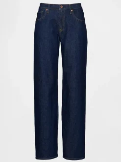 Spijkerbroek - comfort fit - donkerblauw