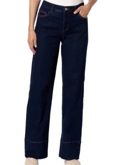 Spijkerbroek - comfort fit - donkerblauw