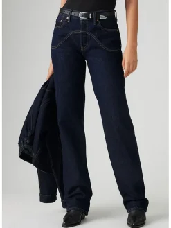 Spijkerbroek - comfort fit - donkerblauw