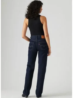 Spijkerbroek - comfort fit - donkerblauw