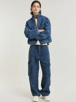 Spijkerbroek - comfort fit - donkerblauw