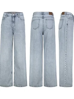 Spijkerbroek - comfort fit - lichtblauw
