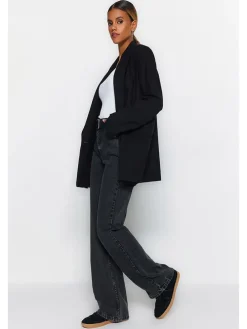 Spijkerbroek - comfort fit - zwart