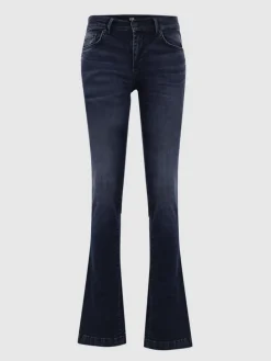 Spijkerbroek "Fallon" - flare fit - donkerblauw