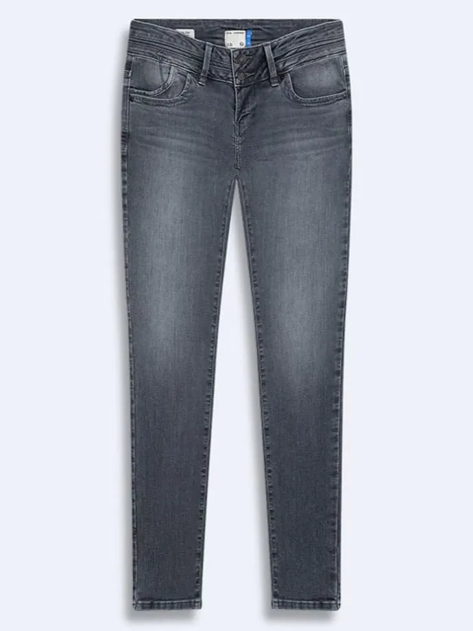 Spijkerbroek "Julita" - skinny fit - grijs