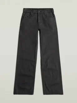 Spijkerbroek - loose fit - antraciet