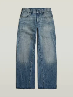 Spijkerbroek - loose fit - blauw