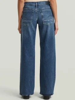 Spijkerbroek - loose fit - blauw