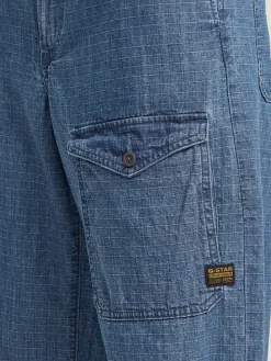 Spijkerbroek - loose fit - blauw