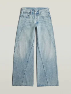Spijkerbroek - loose fit - lichtblauw