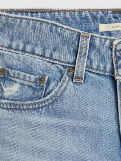 Spijkerbroek - loose fit - lichtblauw