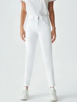Spijkerbroek "Molly" - skinny fit - wit