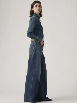 Spijkerbroek - relaxed fit - blauw
