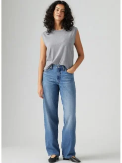 Spijkerbroek - relaxed fit - blauw