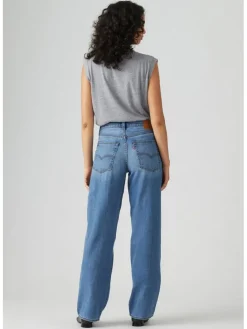 Spijkerbroek - relaxed fit - blauw