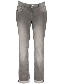 Spijkerbroek - relaxed fit - grijs