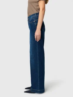 Spijkerbroek "Rich Palazzo" - wide fit - donkerblauw