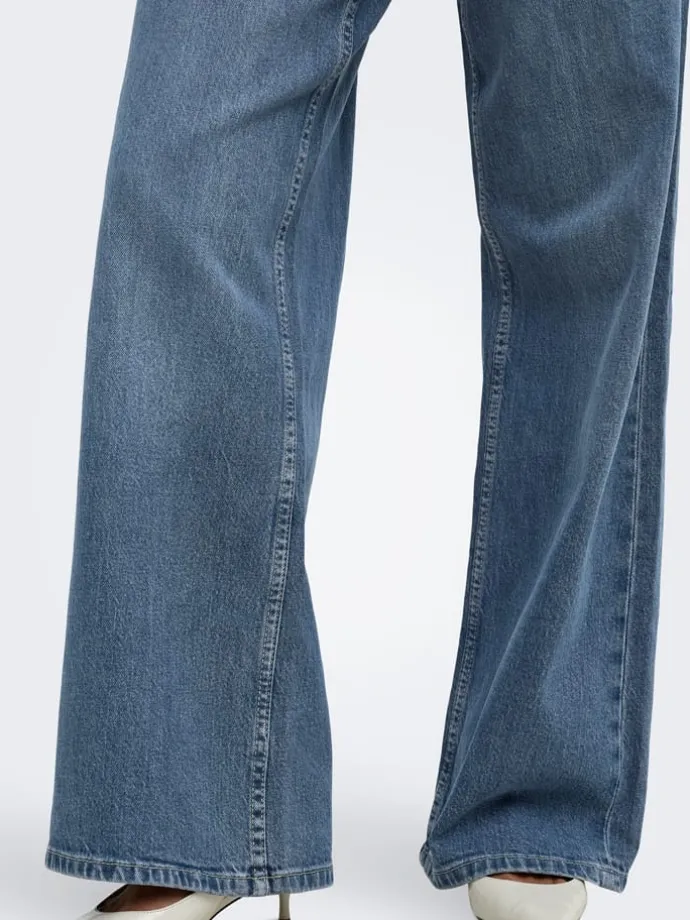 Spijkerbroek "Ruby" - wide Leg fit - blauw
