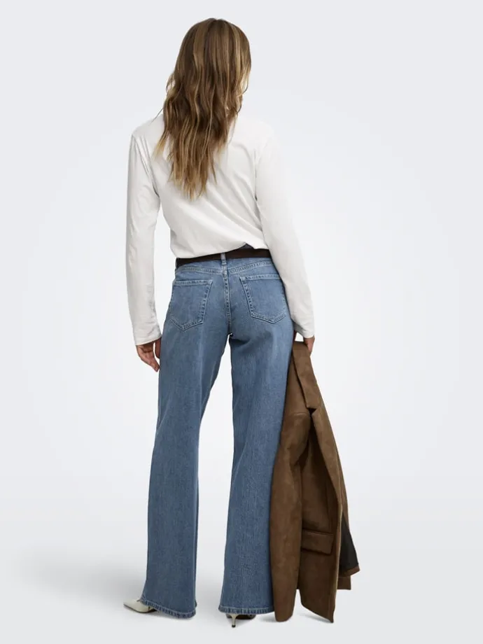 Spijkerbroek "Ruby" - wide Leg fit - blauw