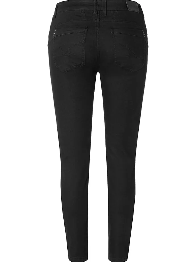 Spijkerbroek "Sanya" - tight fit - zwart