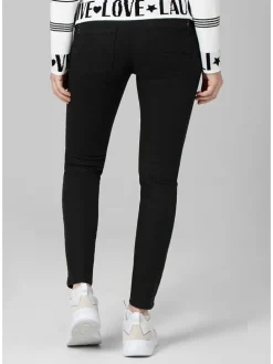 Spijkerbroek "Sanya" - tight fit - zwart