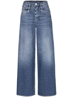 Spijkerbroek "Shyra" - Palazzo fit - blauw