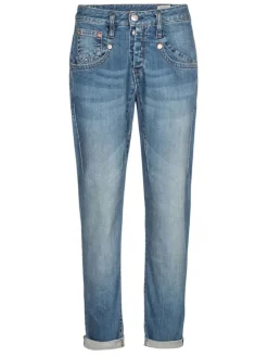 Spijkerbroek "Shyra" - tapered fit - blauw